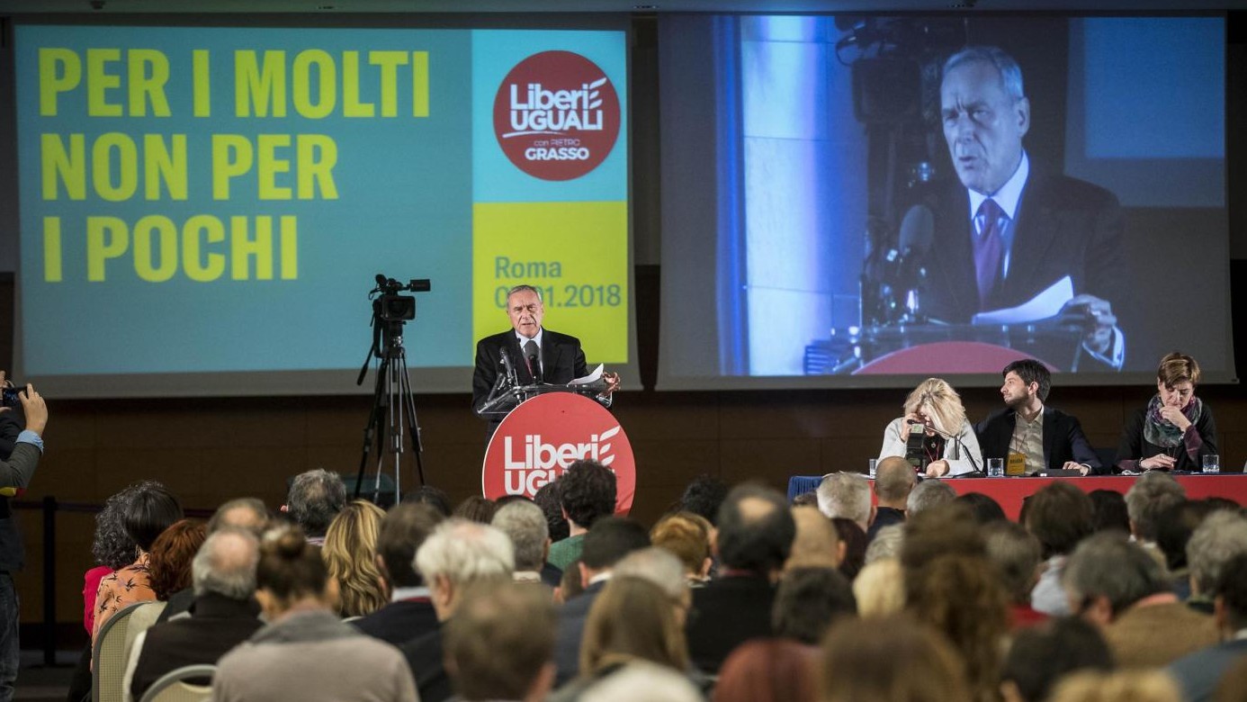 Liberi e Uguali, assemblea nazionale a Roma. Grasso: “Aboliamo le tasse universitarie”