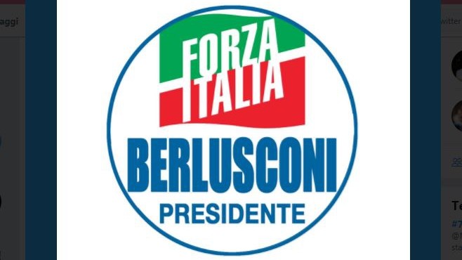 Svelato il nuovo simbolo di Forza Italia: c’è scritto ‘Berlusconi presidente’