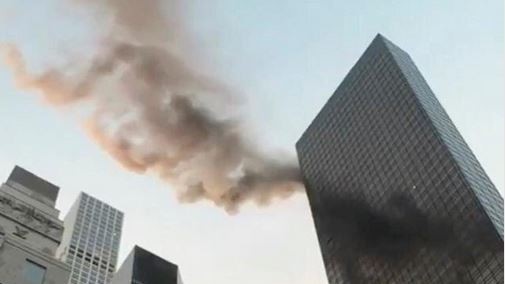 New York, incendio alla Trump Tower: due feriti, uno è grave