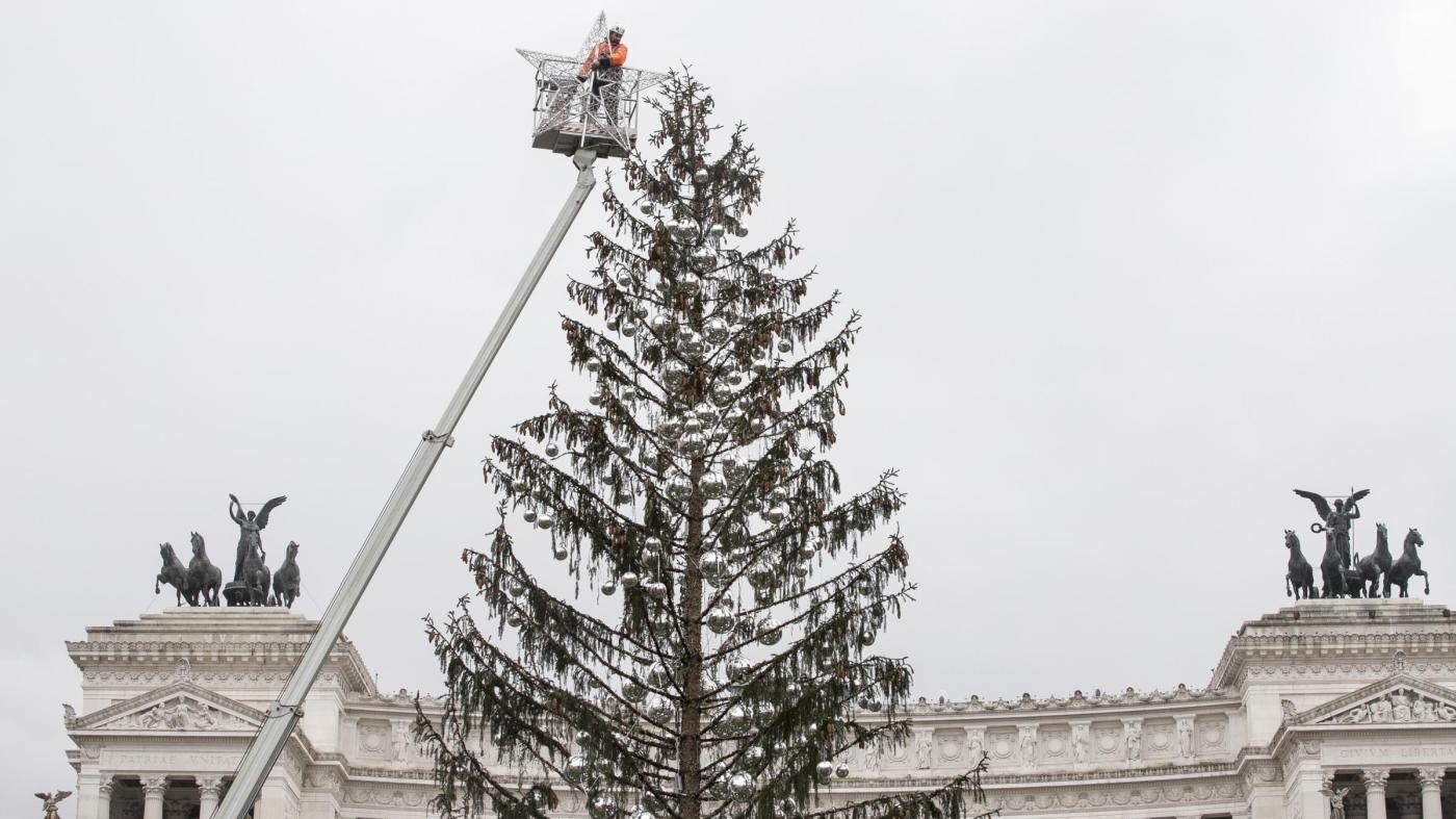 Mistero Spelacchio, l’albero di Natale di Roma smontato e rimontato in poche ore