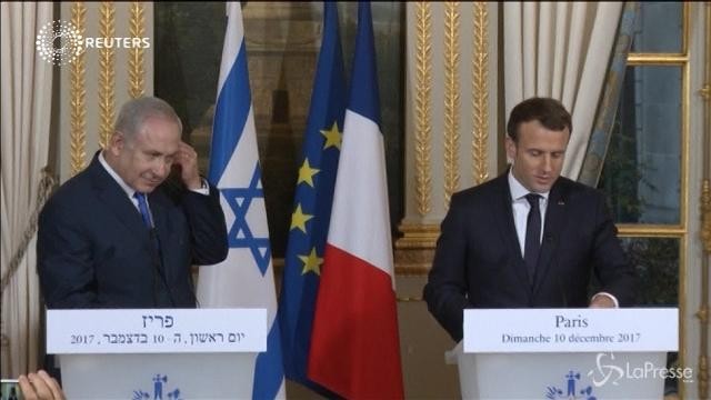 Gerusalemme, è scontro tra Macron e Netanyahu