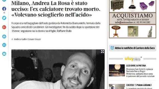 Ex calciatore ucciso, fermati madre e figlio