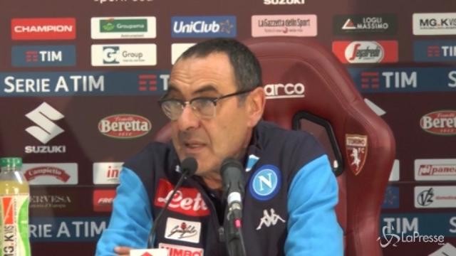 Napoli, Sarri: “Dopo il primo gol, gara in discesa”
