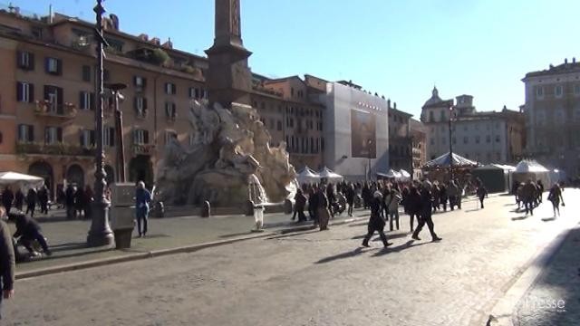 Piazza Navona Blindata per le feste