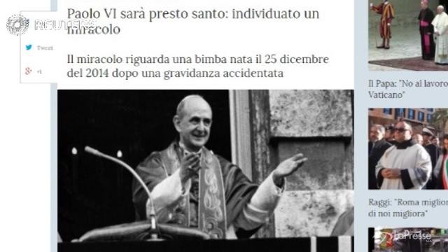 Papa Paolo VI diventerà santo