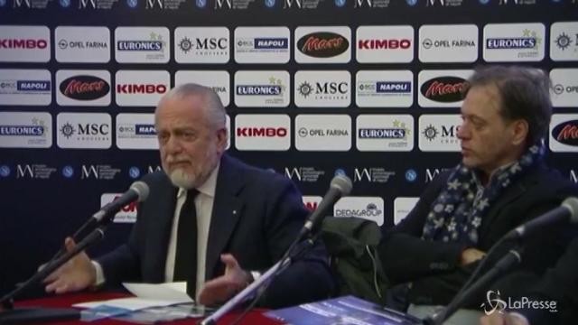 Napoli, De Laurentiis: “Stufo di sentirmi chiedere ‘chi compri?'”