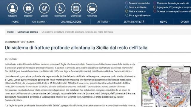 Terremoti, scoperta una ‘finestra’ sotto lo Ionio