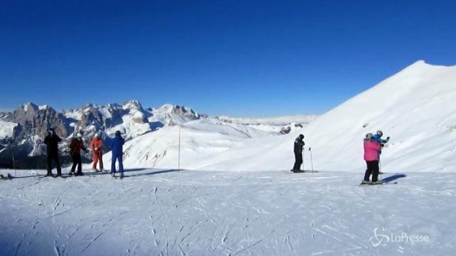 Boom di vacanze sulla neve durante le feste