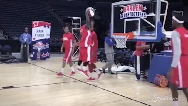 Gli Harlem Globetrotters ingaggiano il mini Jordan