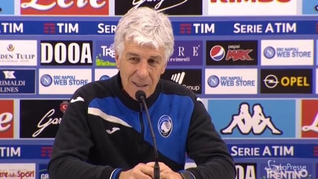 Napoli-Atalanta, Gasperini: “Abbiamo meritato la vittoria”