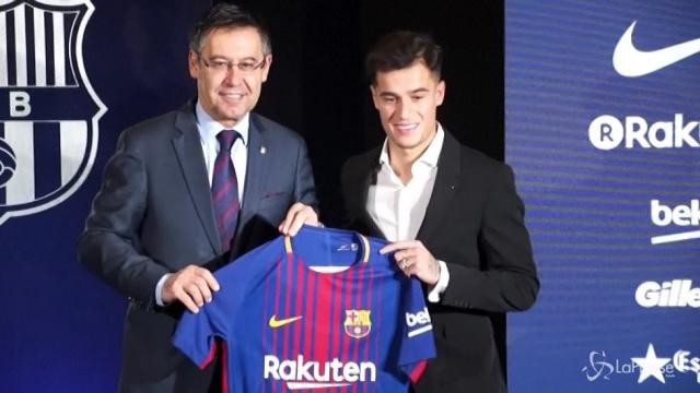 Barcellona: presentato Coutinho