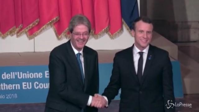 Euromed, Gentiloni: “E’ il momento giusto per una maggiore coesione europea”