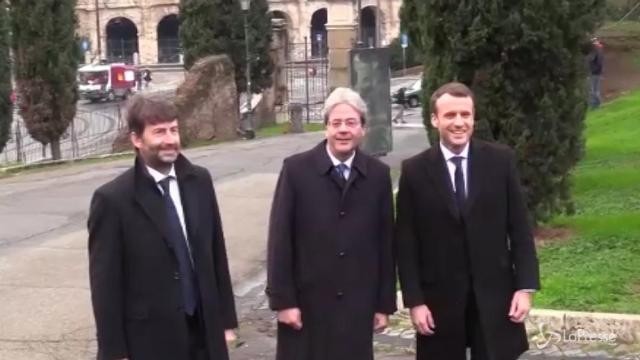 Macron sulla Domus Aurea: “Mi ispira molta umidità… e ammirazione”
