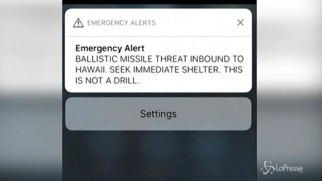 Falso allarme missile, caos alle Hawaii