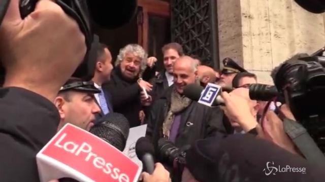 5 Stelle, Grillo e Di Maio al Viminale per depositare il simbolo