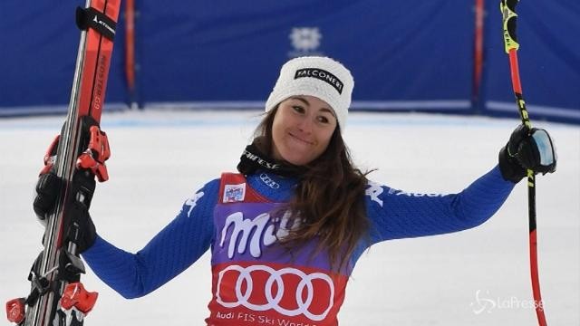 Super Goggia vince a Cortina
