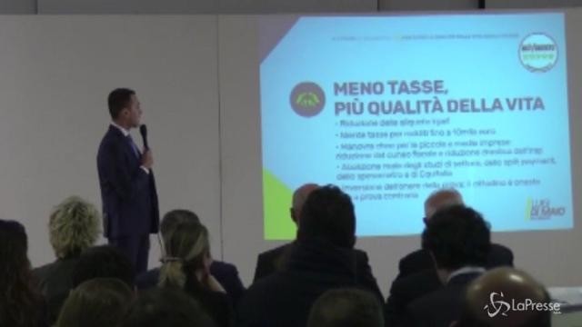 M5S, Di Maio presenta il programma di governo