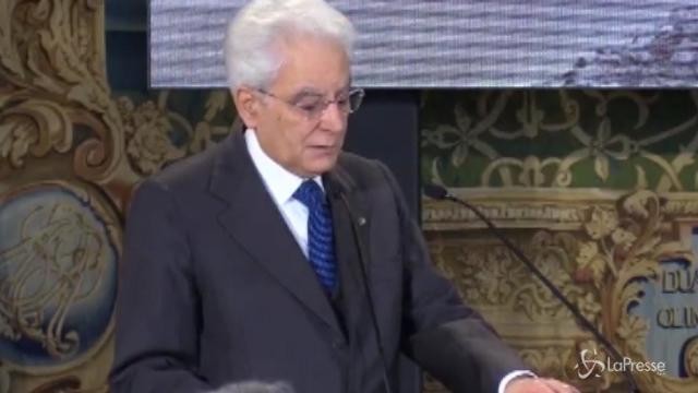 Mattarella: “Non minimizzare focolai di odio”