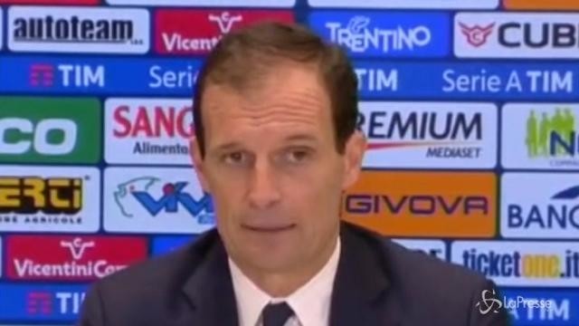 Chievo-Juve, Allegri: “Abbiamo rischiato, ma preso i tre punti”