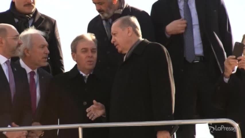 Erdogan a Roma, oggi gli incontri istituzionali