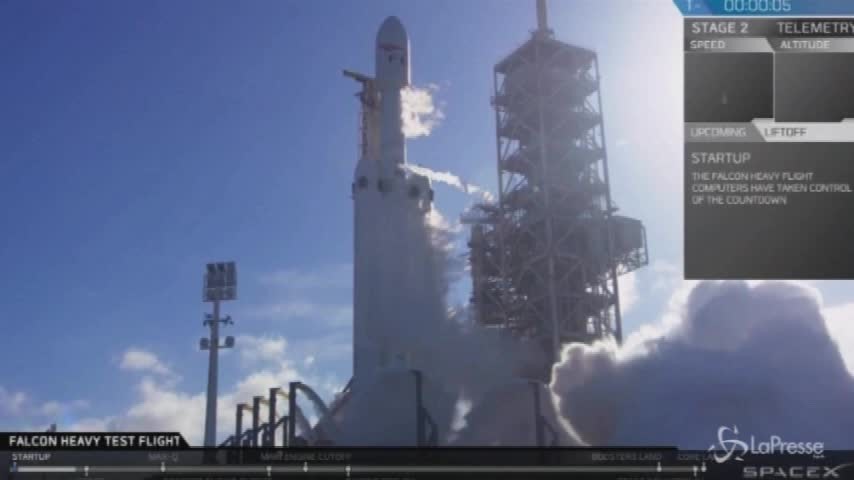 Space X ha lanciato il razzo più potente del mondo