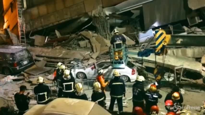 Terremoto Taiwan, sale il bilancio delle vittime