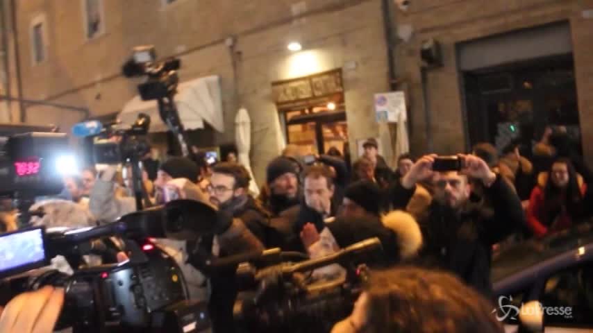 Macerata, cariche al corteo di Forza Nuova
