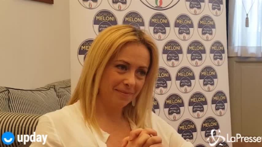 Elezioni, Giorgia Meloni: “Obiettivo principale è sostenere la natalità”