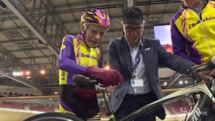 Robert Marchand, il 106enne che macina ancora record sulla bici