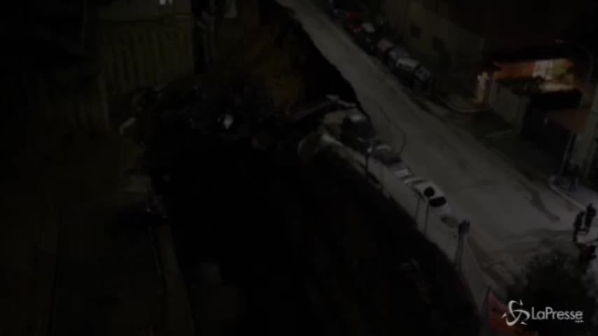 Roma, enorme voragine alla Balduina