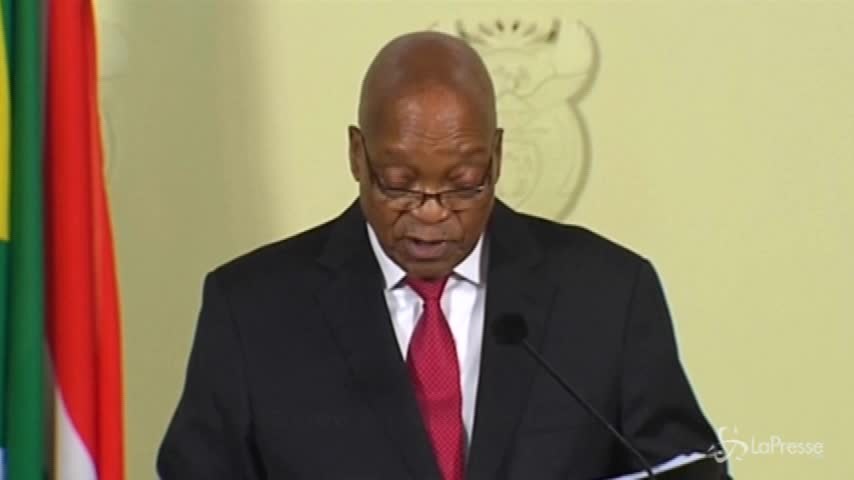 Sudafrica, il presidente Zuma annuncia le dimissioni