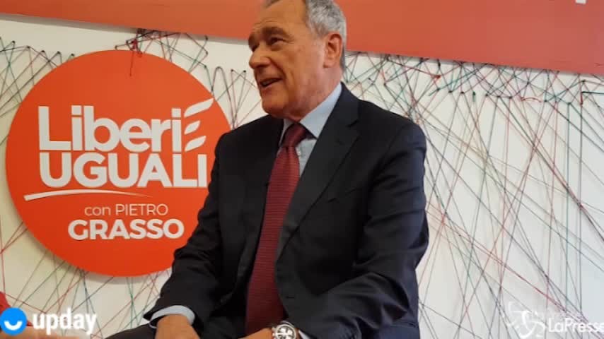 Pietro Grasso: “Il 5 marzo solo con chi ha valori di sinistra. I 5 Stelle sono troppo ondivaghi”