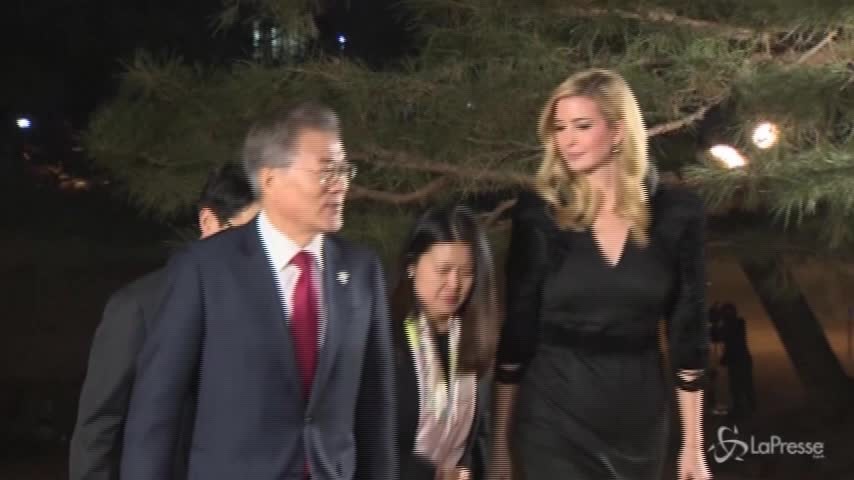 Il benvenuto di Seul a Ivanka Trump