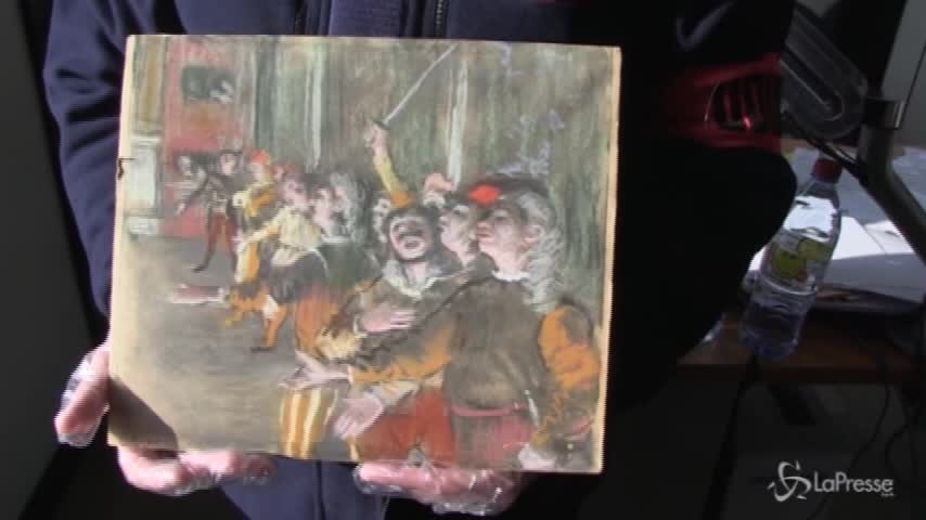Parigi, un Degas rubato ritrovato nel portabagagli di un bus