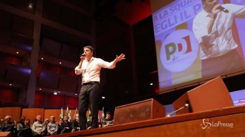 Renzi: “Elezioni bivio fondamentali, o il Pd vince o l’Italia avrà dei problemi”