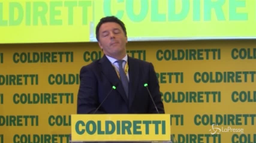 Renzi alla Coldiretti scimmiotta Berlusconi: “Quando ero giovane ho fatto il contadino”