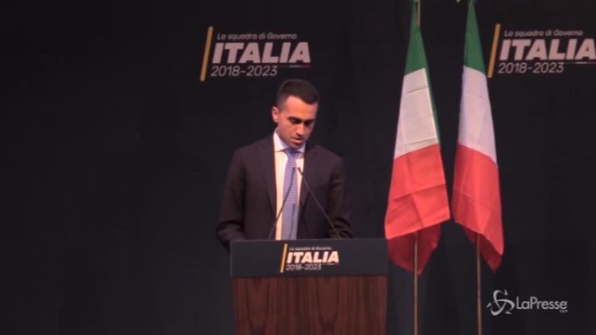 Elezioni, Di Maio presenta i suoi 17 possibili ministri