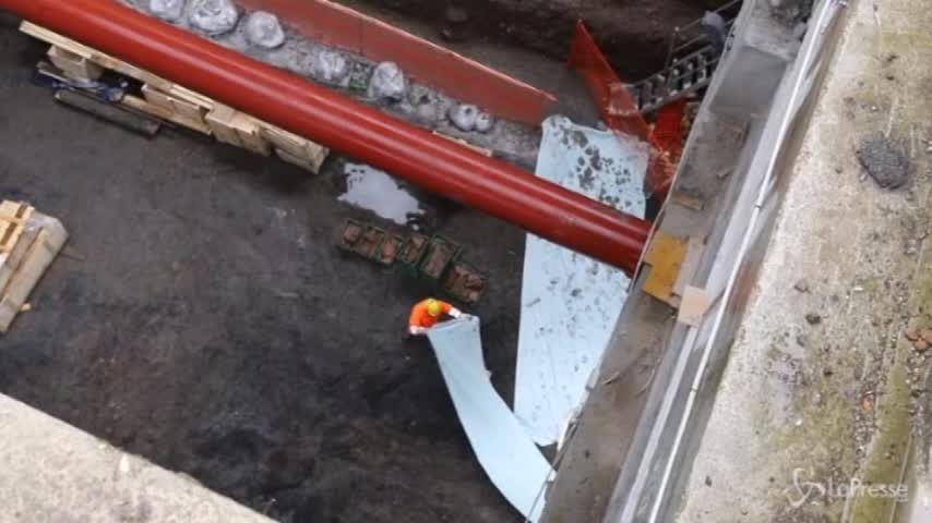 Roma, spunta la “domus del comandante” negli scavi della metro C