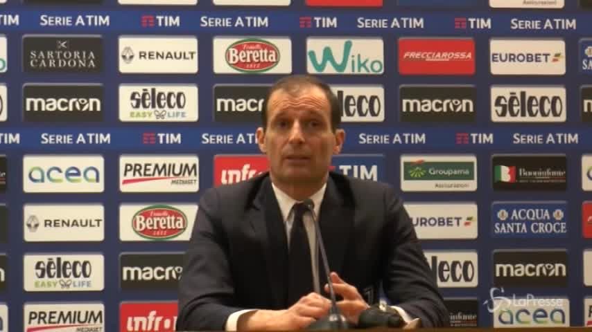 Juventus, Allegri: “Giochiamo male? Ci sono anche delle strategie…”
