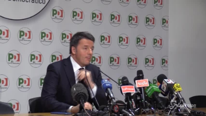 Renzi si dimette: “Sconfitta netta, lascio la guida del Pd”