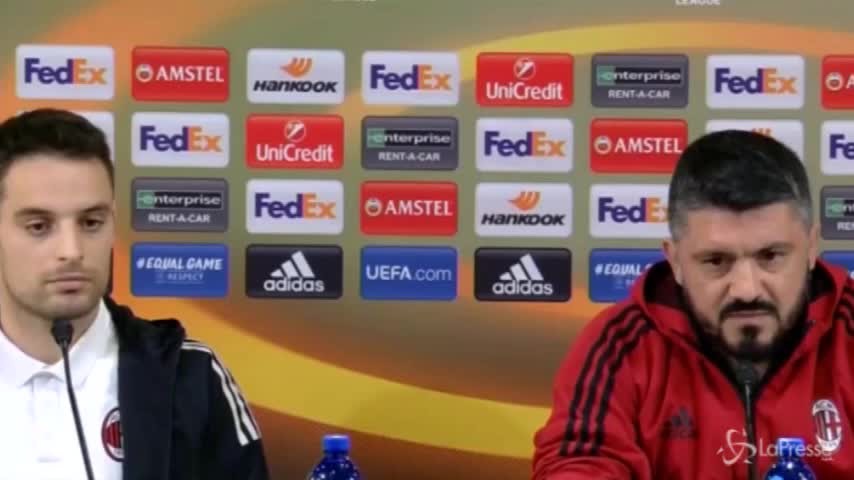 Milan, Gattuso: “L’Arsenal ha problemi ma è più forte di noi”