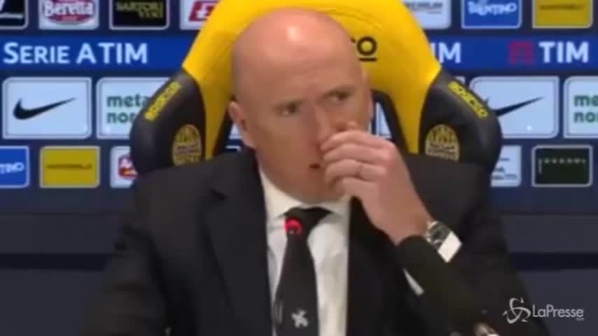 Chievo, Maran: “Grande equilibrio, poi siamo andati in ansia”