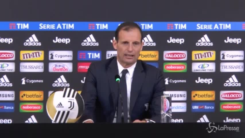 Allegri: “Lo scudetto si decide all’ultima giornata”