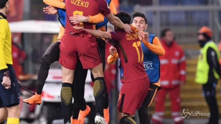 Champions League, la Roma vola ai quarti