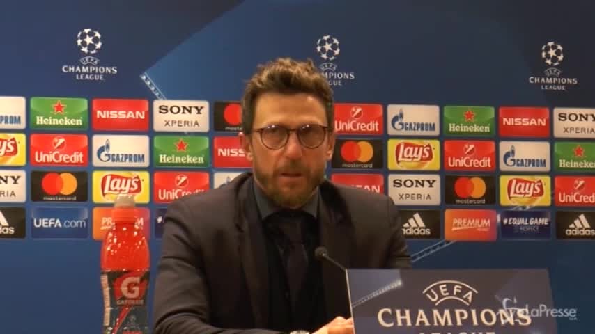 Di Francesco: “Abbiamo giocato una partita da uomini”
