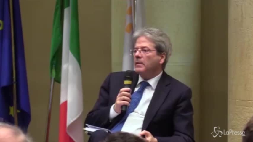Gentiloni: “Servono serietà e coraggio per dare futuro all’Italia”