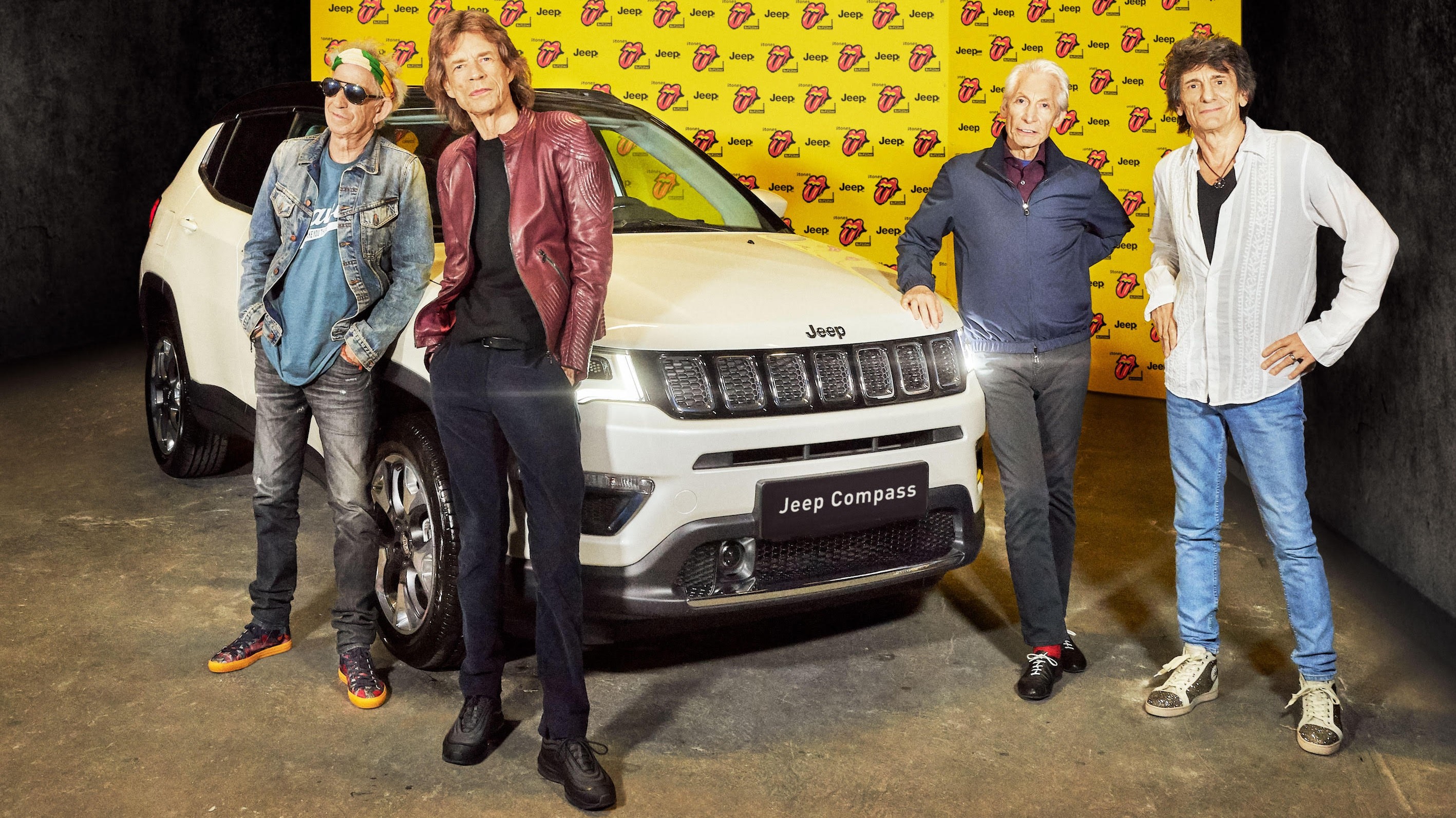 Jeep: una Compass per i Rolling Stones