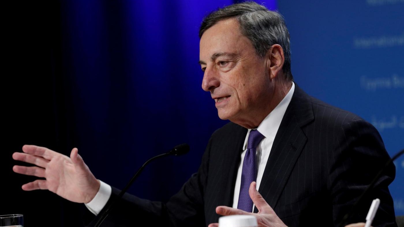 Draghi: “Quantitative Easing ridotto da gennaio del 2018”
