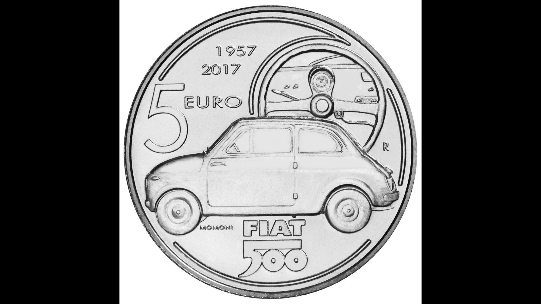 Una moneta celebrativa per i 60 anni della Fiat 500