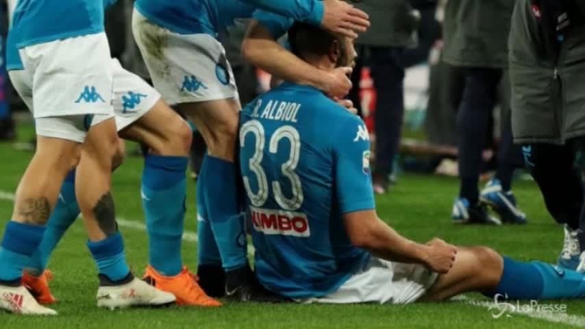 Serie A: Napoli Genoa 1-0, azzurri a -2 dalla Juve